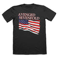 Avenged Sevenfold Flag Black T-shirt
