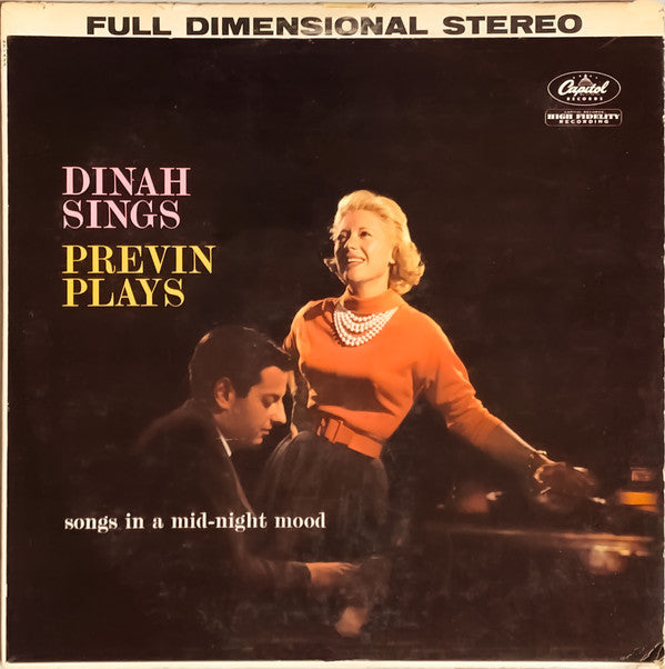Dinah Shore, André Previn - Dinah Sings, Previn Plays: Songs In A Mid-Night Mood - LP