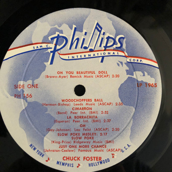 Chuck Foster & His Orchestra - At Hotel Peabody Overlooking Old Man River - LP