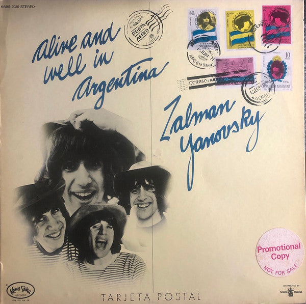 Zalman Yanovsky* - Alive And Well In Argentina - LP