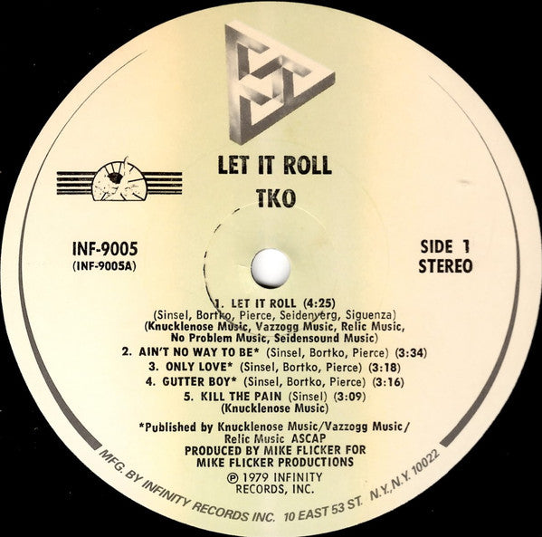 TKO (5) - Let It Roll - LP