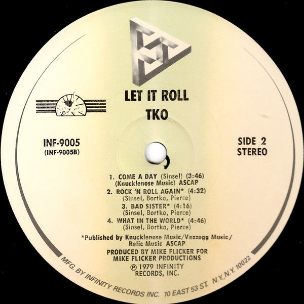 TKO (5) - Let It Roll - LP