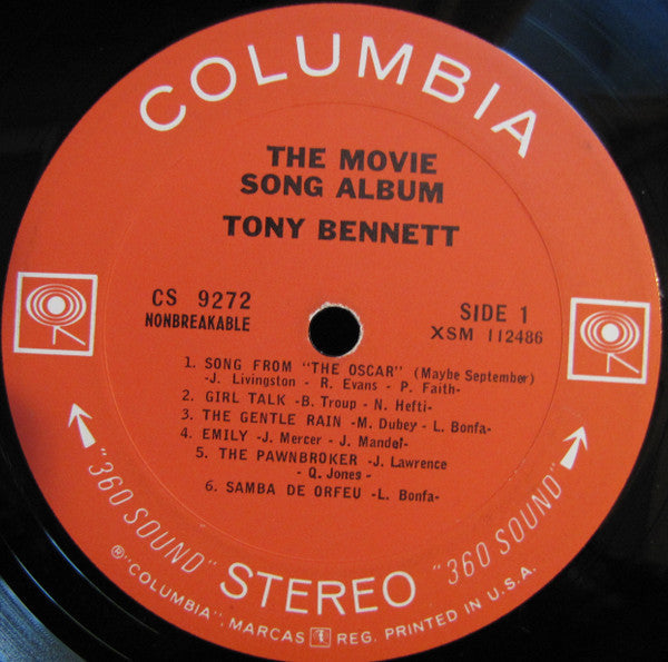 Tony Bennett - The Movie Song Album - LP