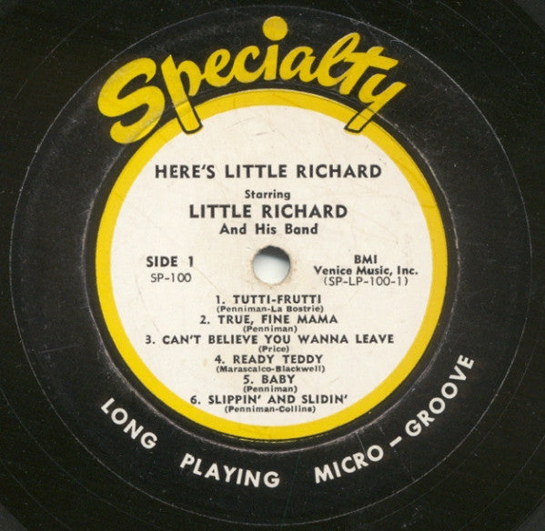 Little Richard - Here's Little Richard - LP