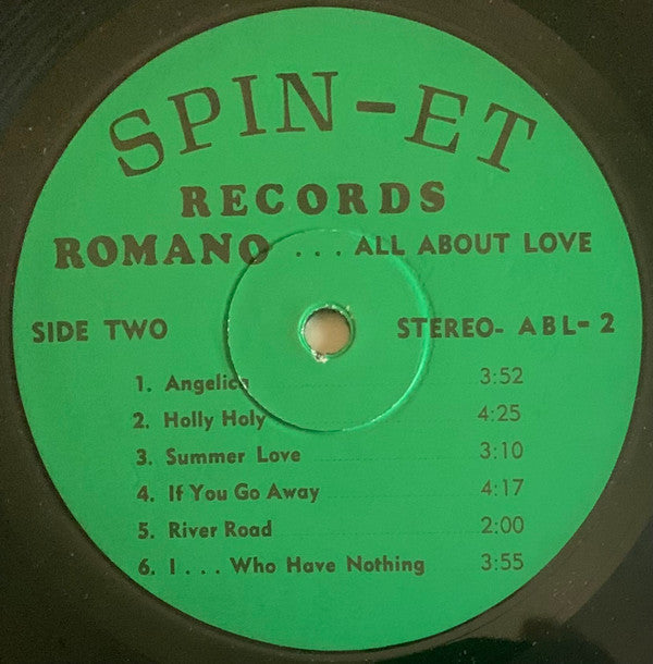 Romano  - ...All About Love - LP