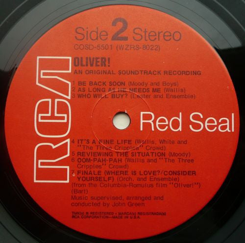Lionel Bart - Oliver! (An Original Soundtrack Recording) - LP