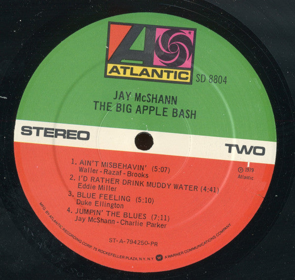 Jay McShann - The Big Apple Bash - LP