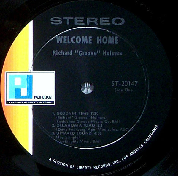 Richard "Groove" Holmes - Welcome Home - LP