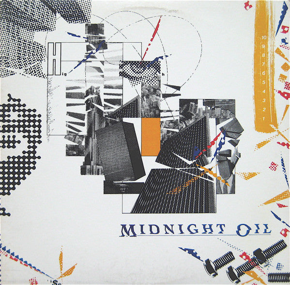 Midnight Oil - 10, 9, 8, 7, 6, 5, 4, 3, 2, 1 - LP