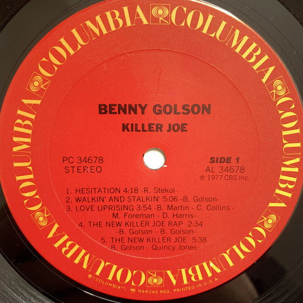 Benny Golson - Killer Joe - LP