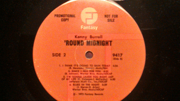 Kenny Burrell - 'Round Midnight - LP