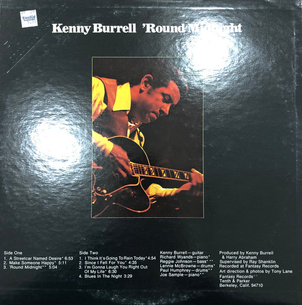 Kenny Burrell - 'Round Midnight - LP