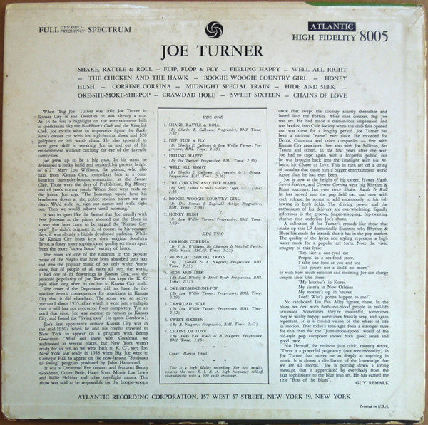 Joe Turner* - Rock & Roll - LP