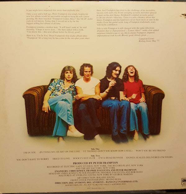 Peter Frampton - I'm In You - LP