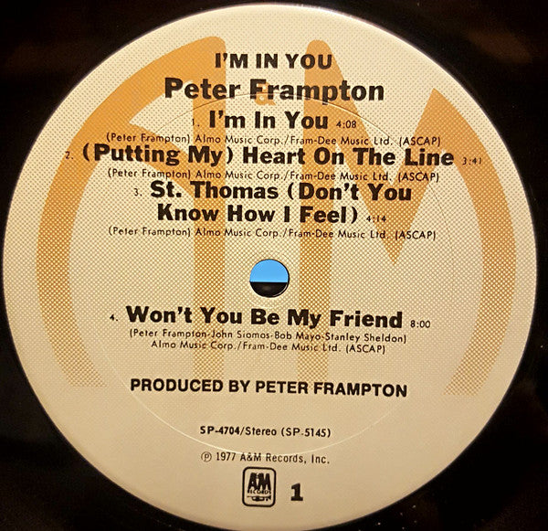 Peter Frampton - I'm In You - LP