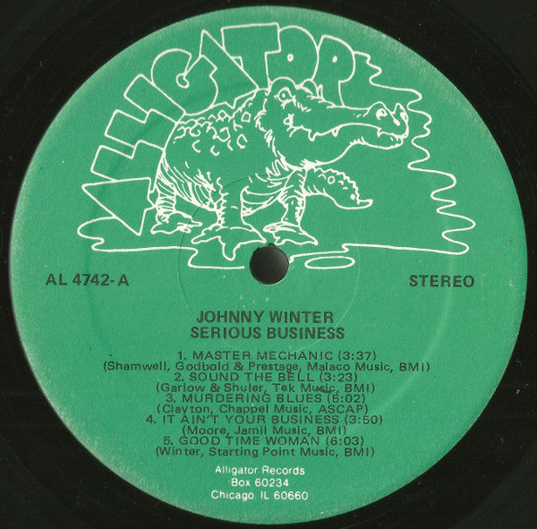 Johnny Winter - Serious Business - LP