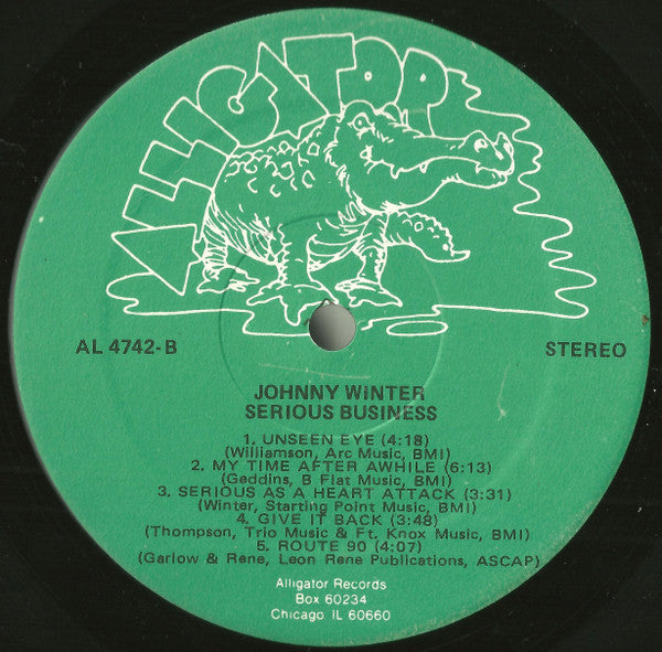 Johnny Winter - Serious Business - LP