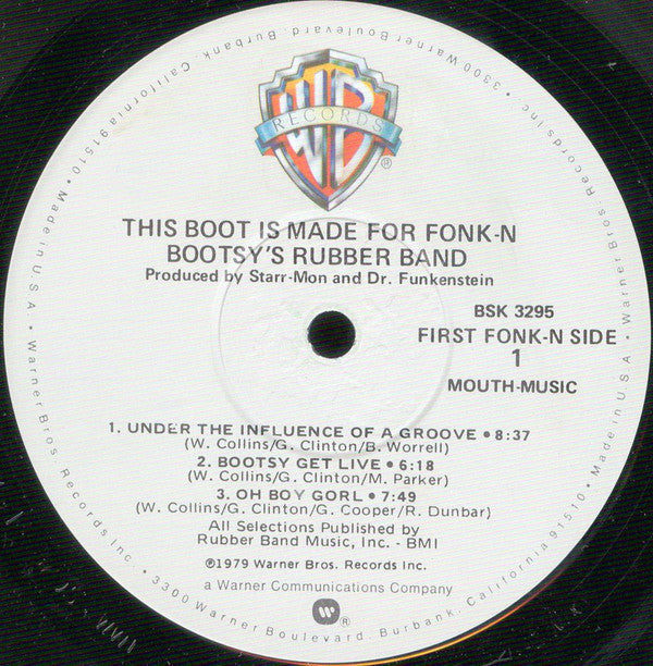 Bootsy's Rubber Band - This Boot Is Made For Fonk-n - LP