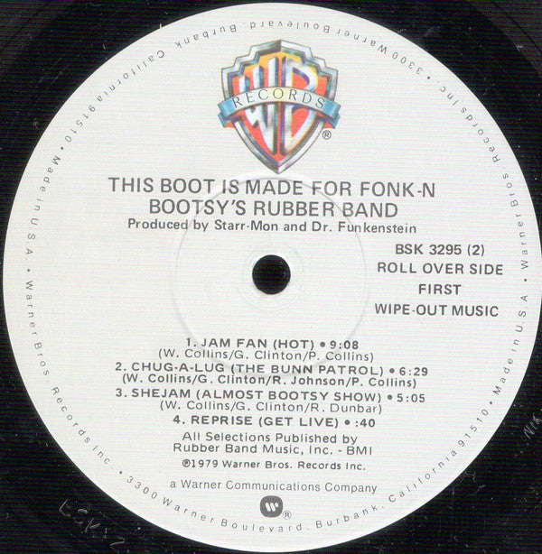 Bootsy's Rubber Band - This Boot Is Made For Fonk-n - LP