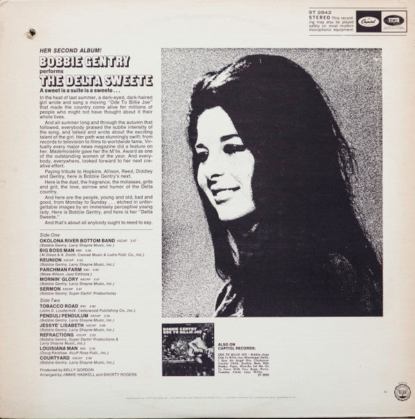 Bobbie Gentry - The Delta Sweete - LP