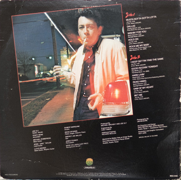 Joe Ely - Musta Notta Gotta Lotta - LP