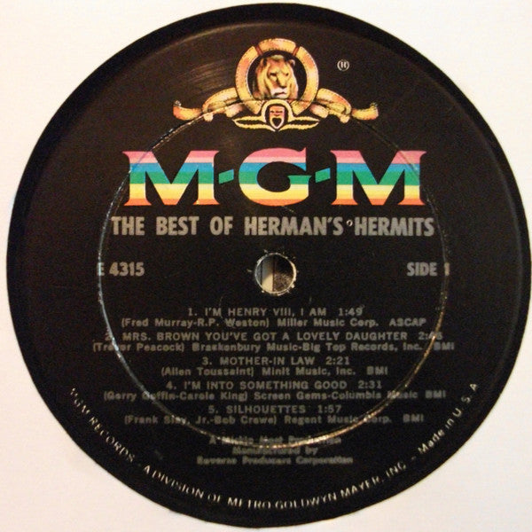 Herman's Hermits - The Best Of Herman's Hermits - LP
