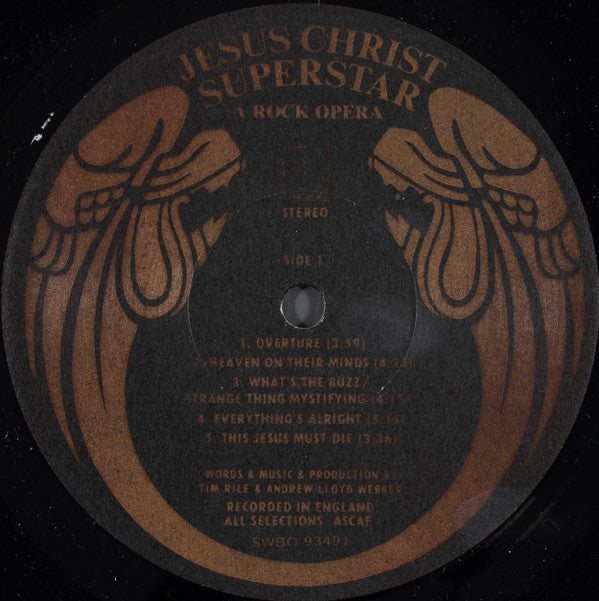 Andrew Lloyd Webber And Tim Rice - Jesus Christ Superstar - LP