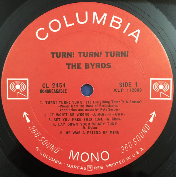 The Byrds - Turn! Turn! Turn! - LP