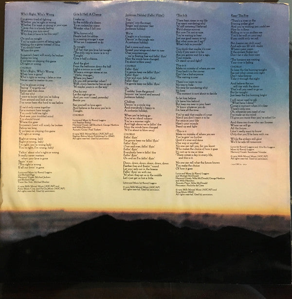 Kenny Loggins - Keep The Fire - LP