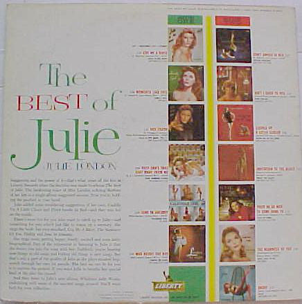 Julie London - The Best Of Julie - LP