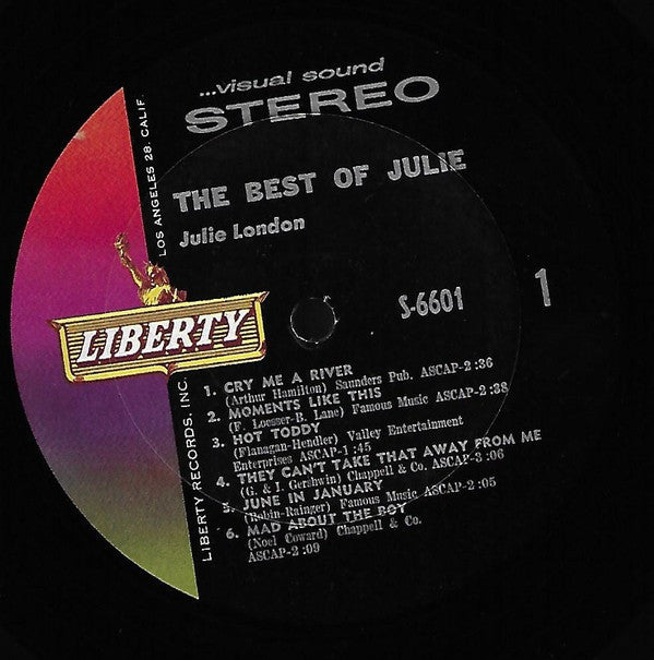 Julie London - The Best Of Julie - LP