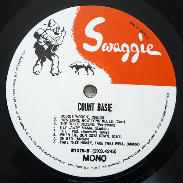 Count Basie - Swinging The Blues 1937-39 - LP