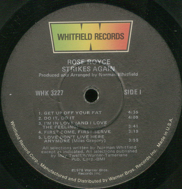 Rose Royce - Strikes Again - LP