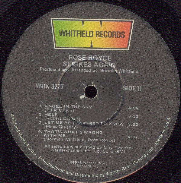 Rose Royce - Strikes Again - LP