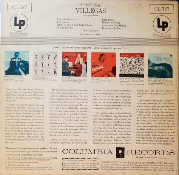 Villegas* - Introducing Villegas - LP