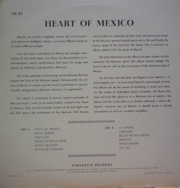 Unknown Artist - Heart Of Mexico - LP