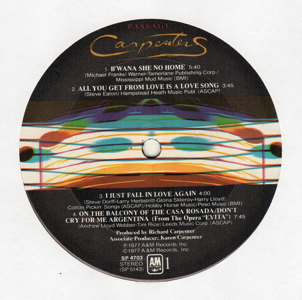 Carpenters - Passage - LP