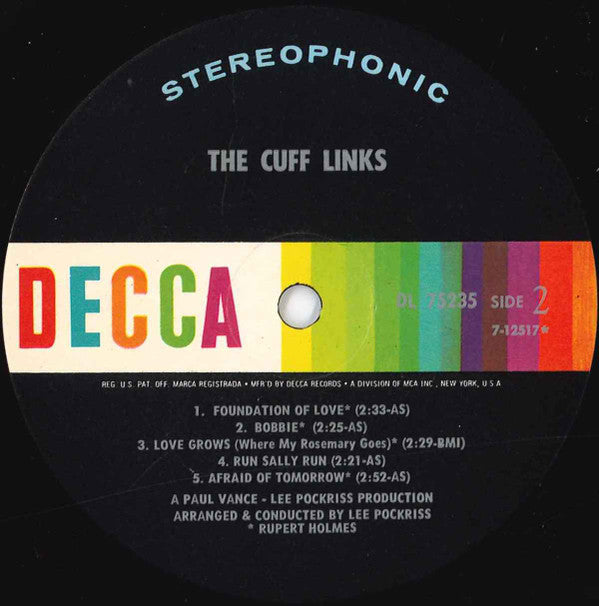 The Cuff Links - The Cuff Links - LP