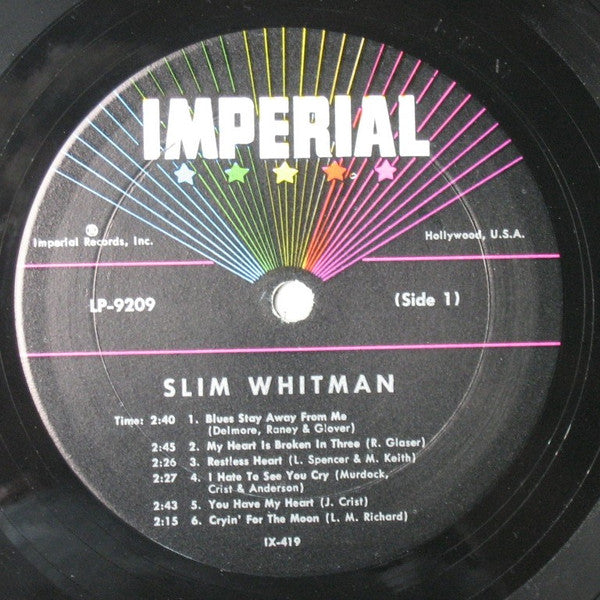 Slim Whitman - Heart Songs & Love Songs - LP