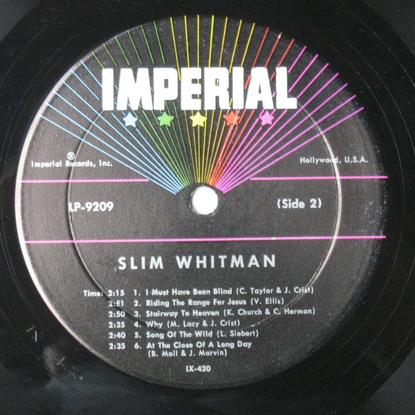 Slim Whitman - Heart Songs & Love Songs - LP