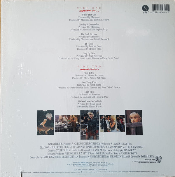 Madonna - Who's That Girl (Original Motion Picture Soundtrack) - LP