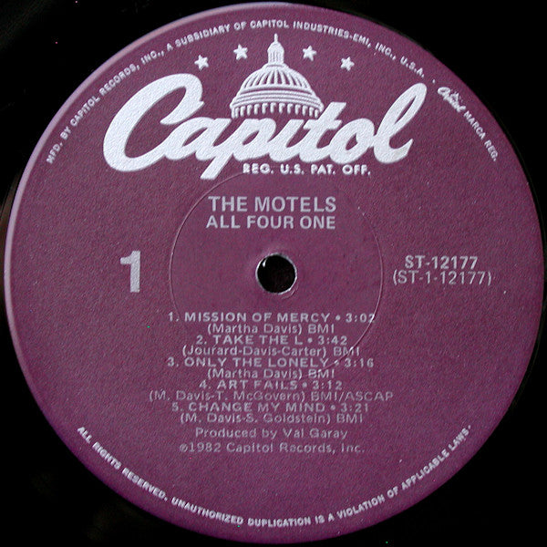 The Motels - All Four One - LP