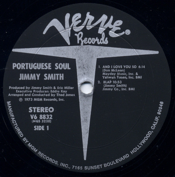 Jimmy Smith - Portuguese Soul - LP