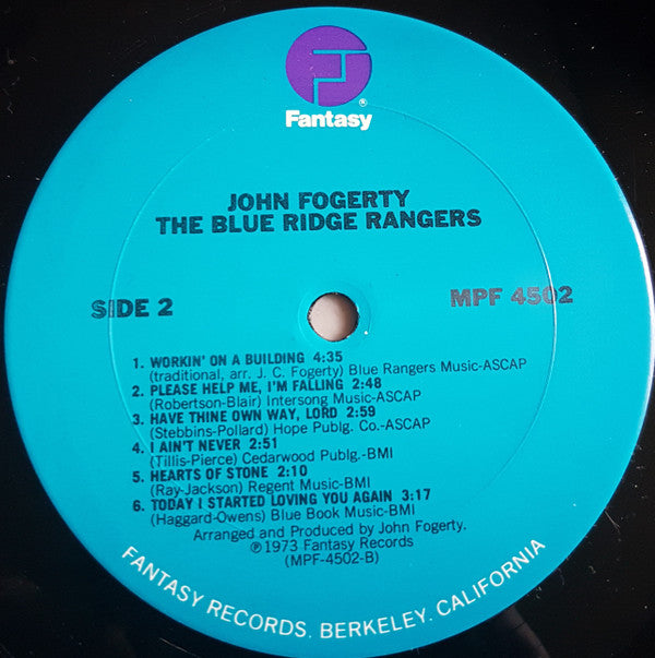 John Fogerty - Blue Ridge Rangers - LP