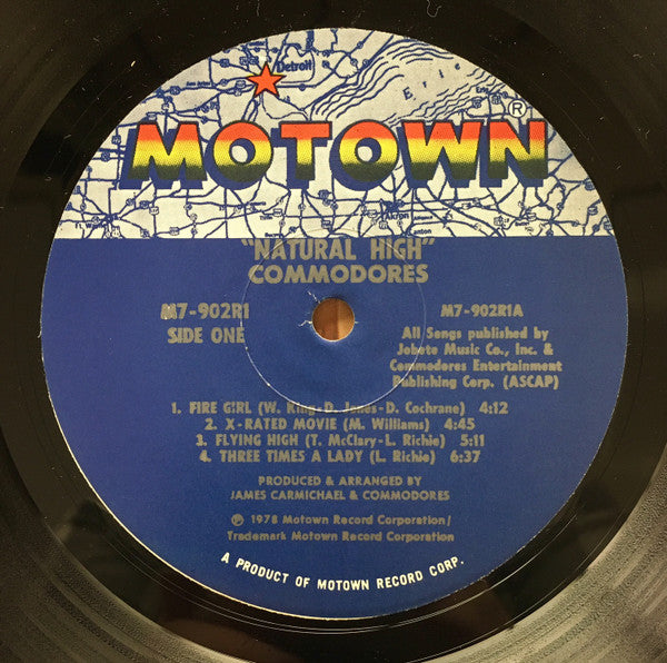 Commodores - Natural High - LP