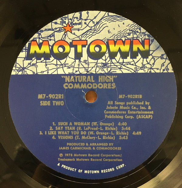 Commodores - Natural High - LP
