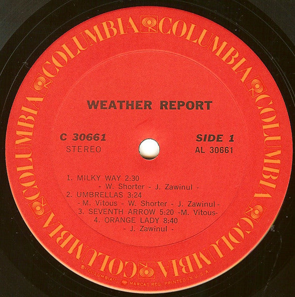 Weather Report - Weather Report - LP
