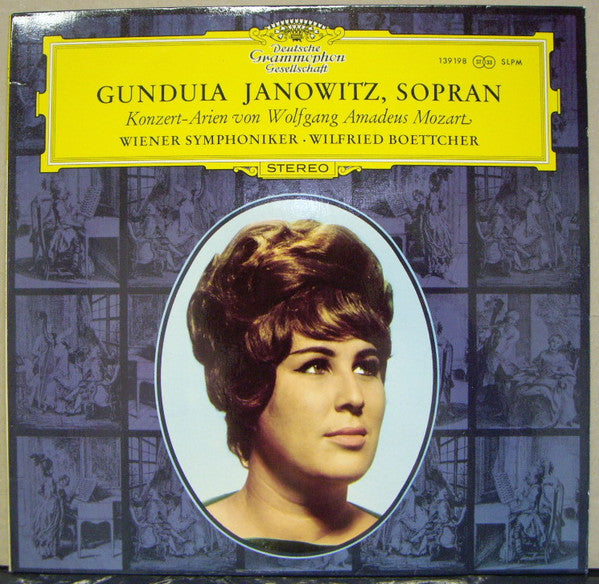 Gundula Janowitz, Wolfgang Amadeus Mozart, Wiener Symphoniker, Wilfried Boettcher - Konzert-Arien von Wolfgang Amadeus Mozart - LP