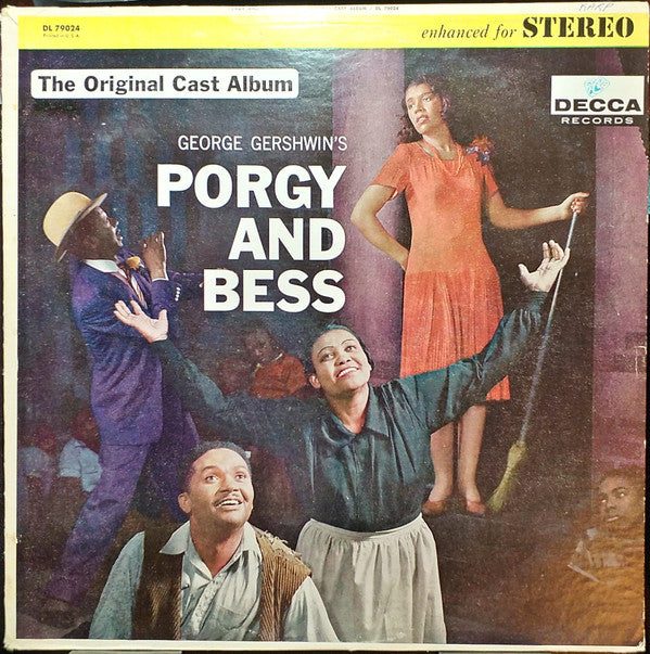 Todd Duncan . Anne Brown, Decca Symphony Orchestra - George Gershwin's Porgy And Bess - LP