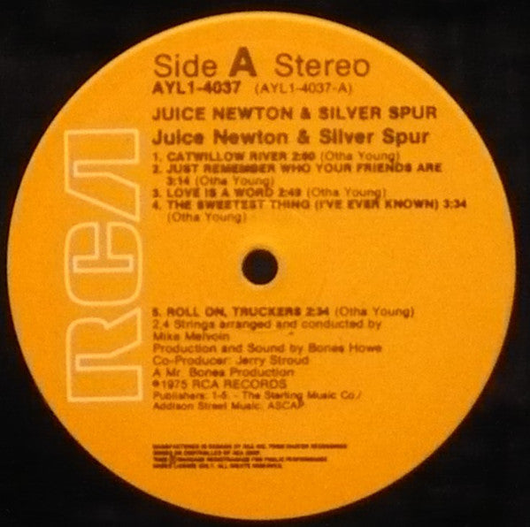 Juice Newton & Silver Spur - Juice Newton & Silver Spur - LP